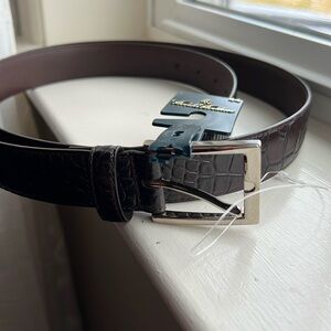Man leather belt
